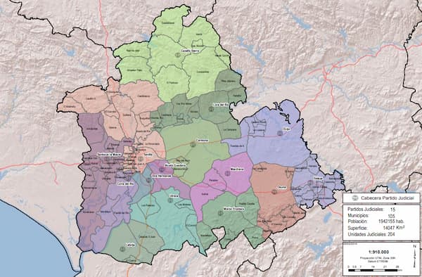 partidos judiciales sevilla mapa