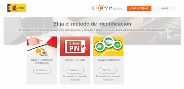 identificación al servicio