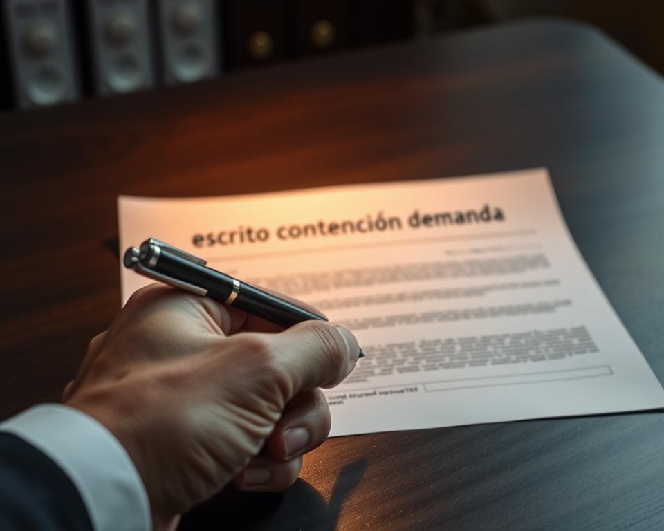 escrito contestación demanda